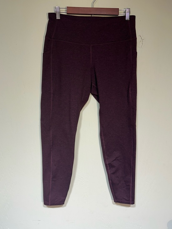 Old Navy Pants - Old Navy active cozecore high rise leggings go dry burgundy large